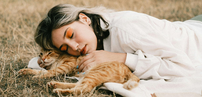 Sleeping with Cat
