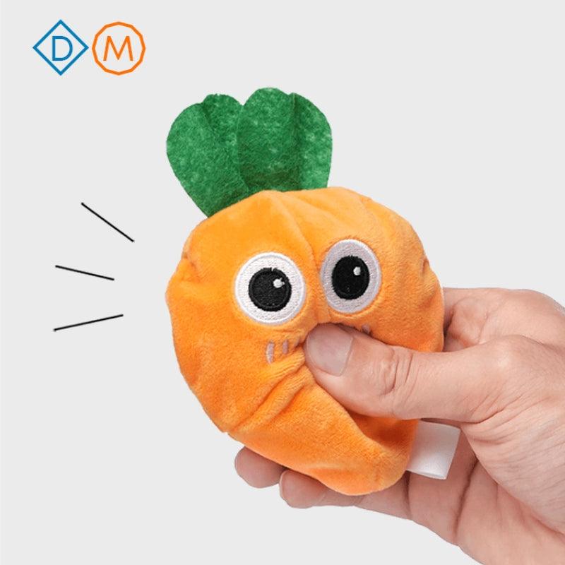 MoovaLab® Plush Carrot Chew Dog Toy - KIKOPALS