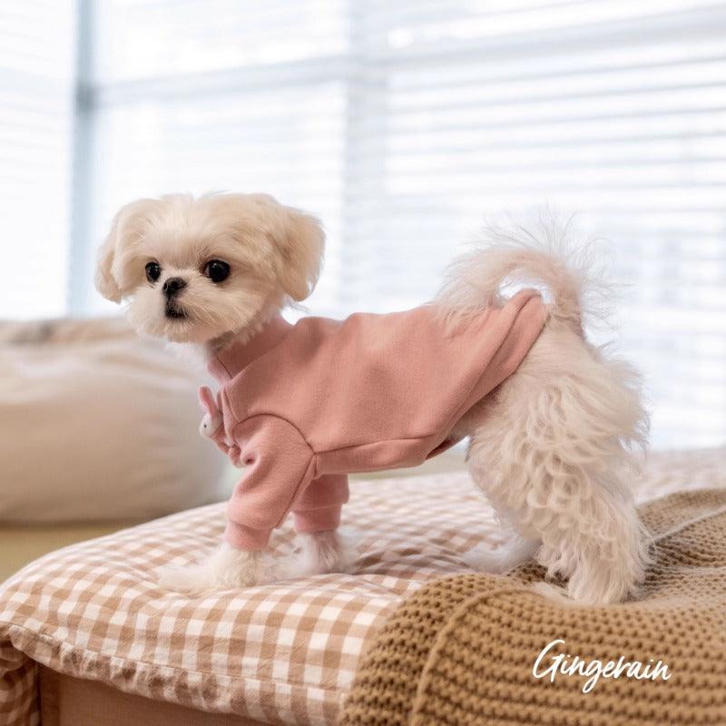 GINGERAIN® Pink Warm Bunny Dog Sweatshirt - KIKOPALS