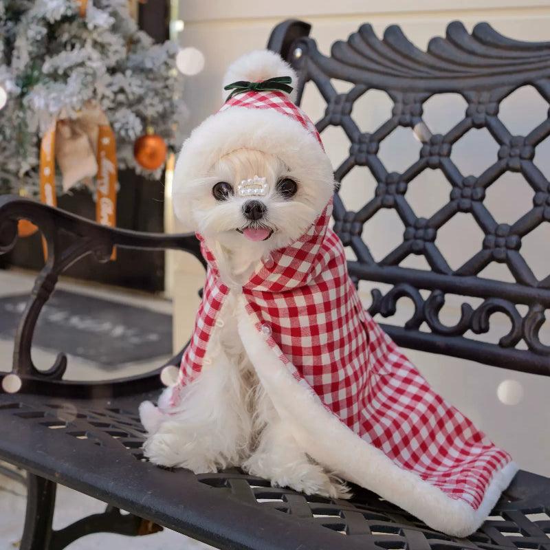 BOWWW® Winter Christmas Pet Cape Blanket - KIKOPALS