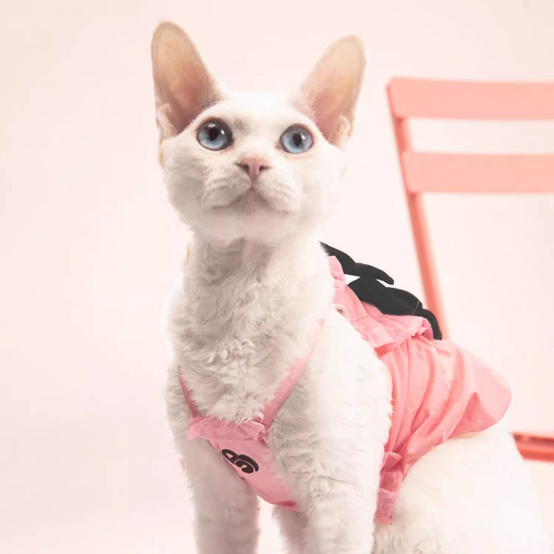 UNIPETISM® Pet BlackPink Bow Dress