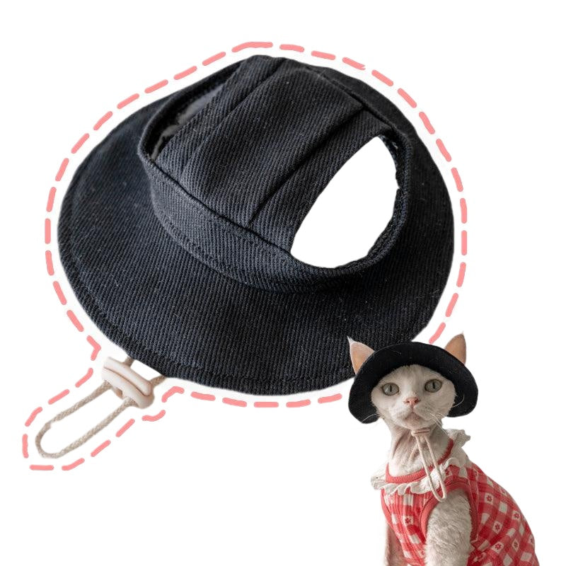 GINGERAIN® Colorful Cotton Fisherman Cat Hat