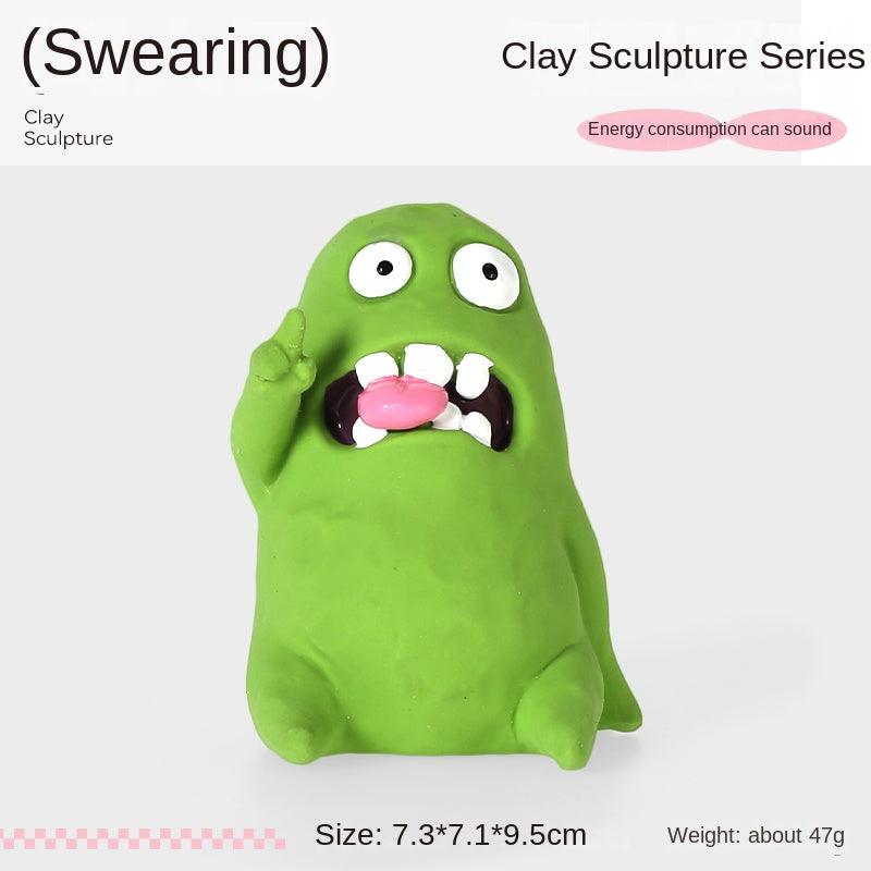 Qmonster® Clay Sculpture Series Dog Plush Toy - KIKOPALS