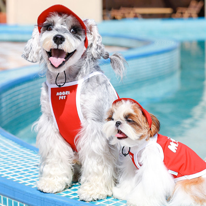 MookiPet® Lightweight Sun-Proof Red Vest for Dogs & Cats