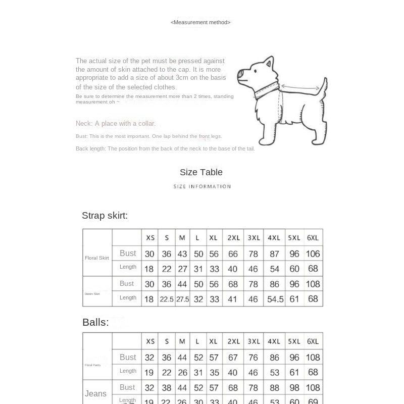 Bluetime® Floral Pet Outfit - KIKOPALS