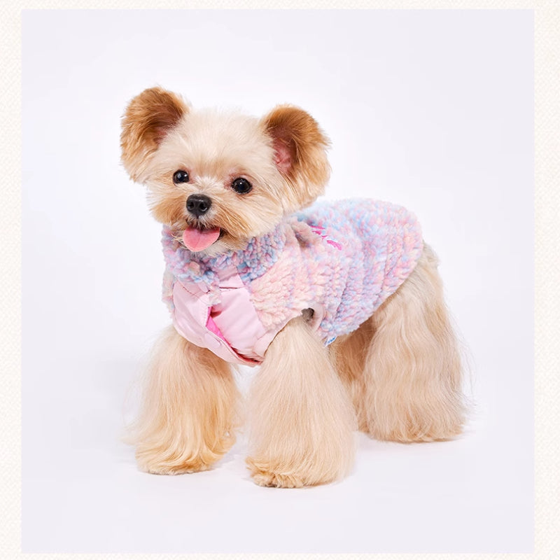 MookiPet® Colorful Grid Lamb Wool Vest for Dogs