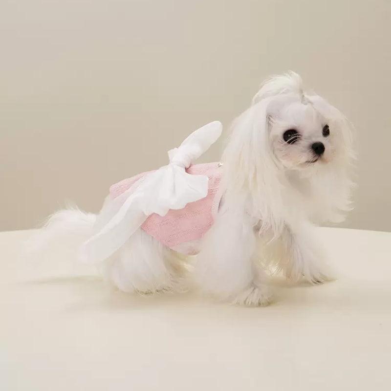 Dottylab® Princess Bow Pet Dress with Gems - KIKOPALS