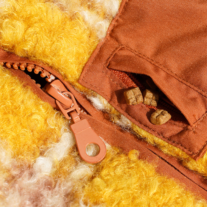 ZEZE® Striped Pet Jacket for Dogs – Warm and Stylish