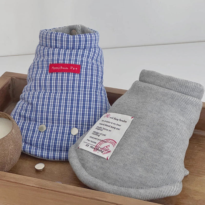 MooliBang® Reversible Sleeveless Puffer Vest for Dogs