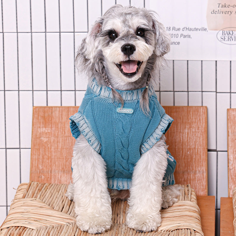 MookiPet® Spray-Painted Sweater Vest for Dogs and Cats – Vintage Style