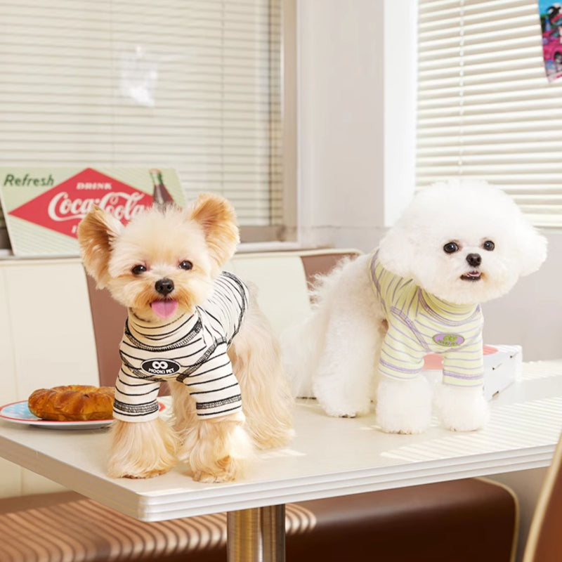 MookiPet® College Hoodie - Striped Pet Clothing for Dogs