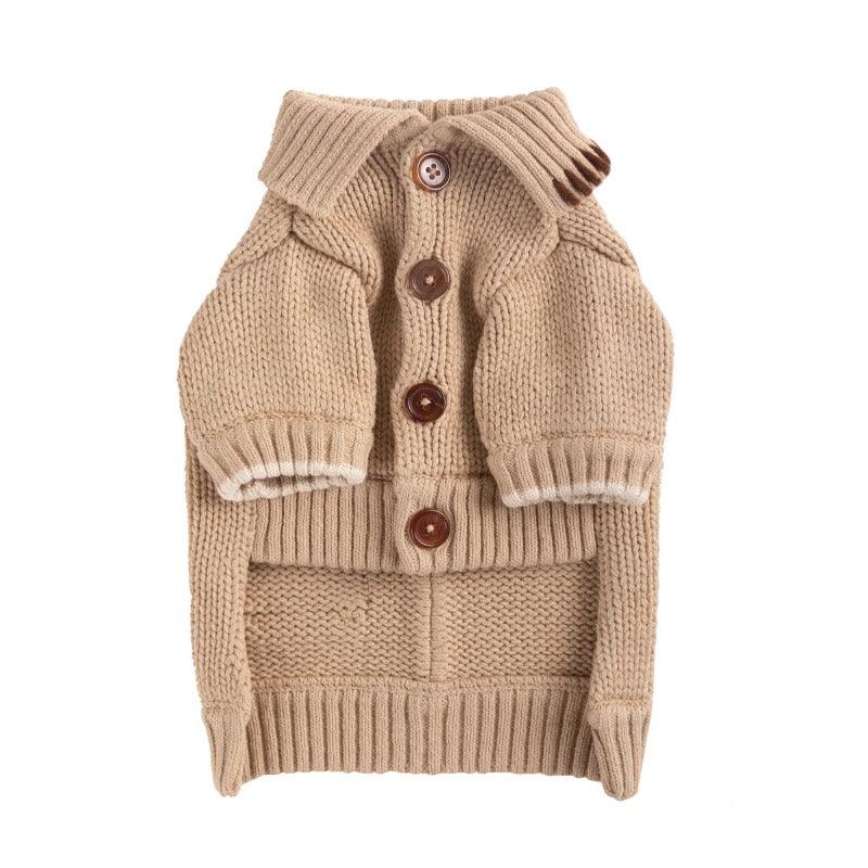 MQPET® Pet Turtleneck Sweater Cardigan - KIKOPALS