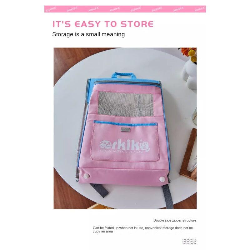 ARKIKA® Pink Multifunctional Pet Backpack - KIKOPALS