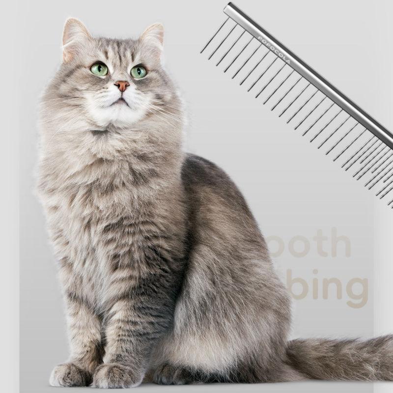 POPOCOLA® Dual-Tooth Comb for Cat - KIKOPALS