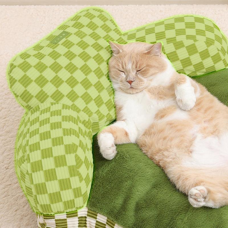 Tianyuan Pet® Checkerboard Pet Sofa - KIKOPALS