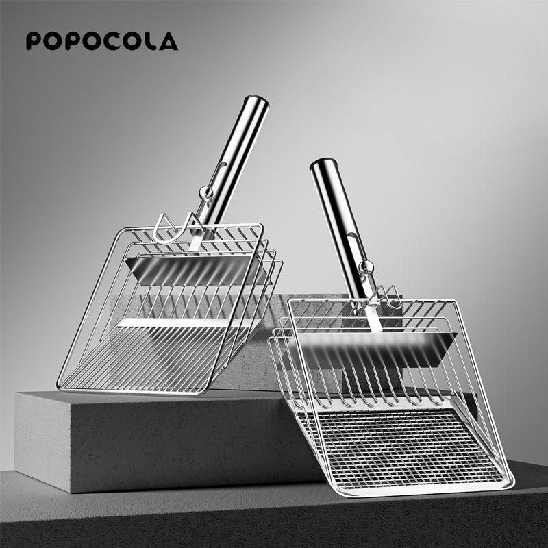 POPOCOLA® Stainless Steel Cat Poop Scoop - KIKOPALS