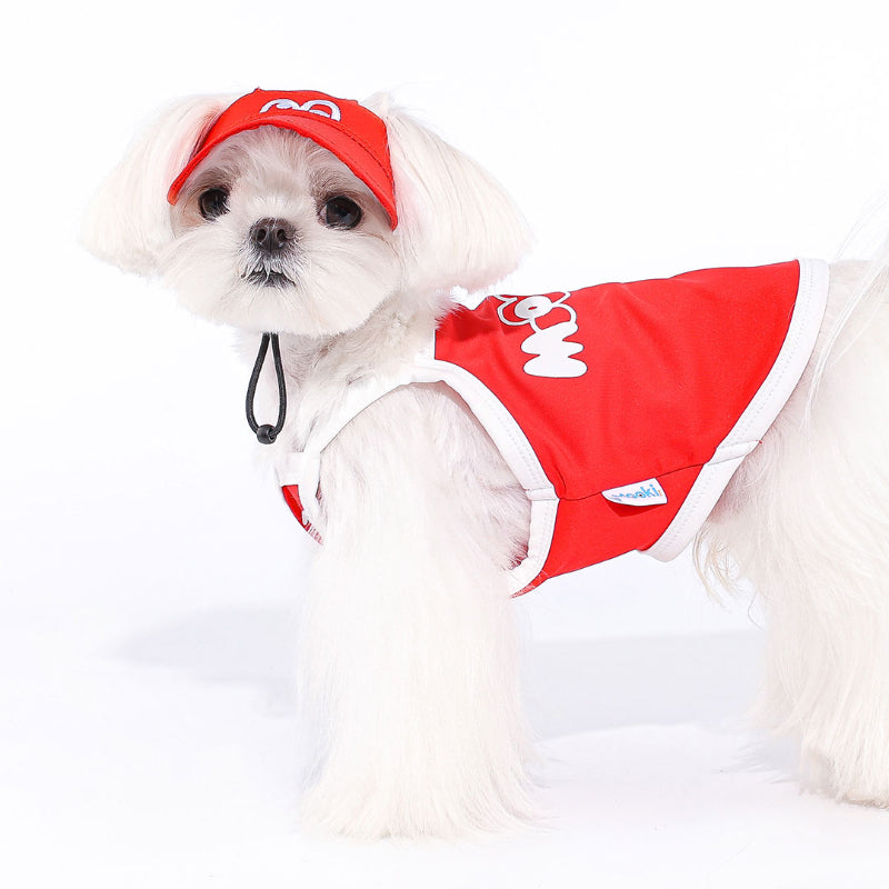 MookiPet® Sun-proof Red Hat for Dogs