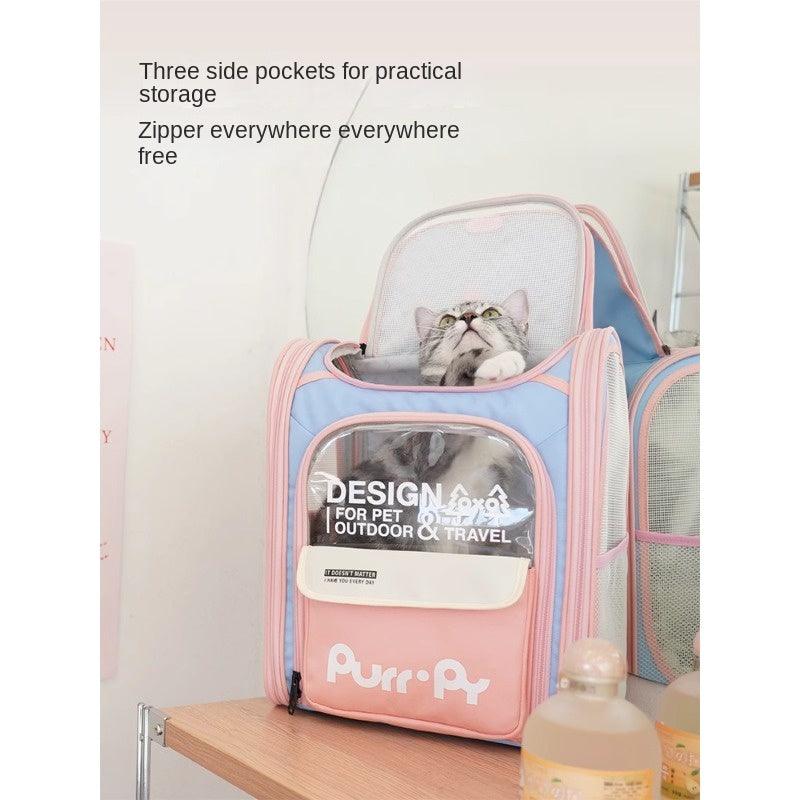 PURRPY® Transparent Pet Backpack Carrier - KIKOPALS