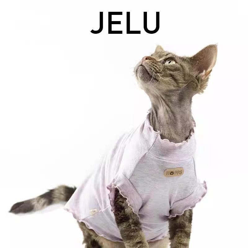 JELU® Ruffled Sleeve Cat Vest - KIKOPALS