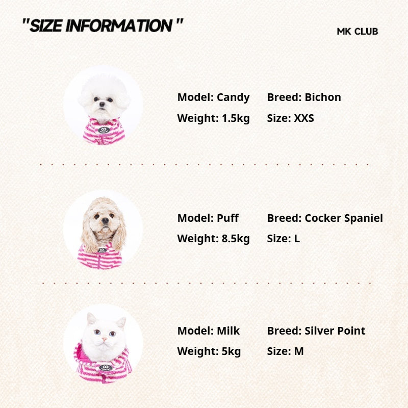 MookiPet® Rose Pink Little Elf Lamb Hair Coat for Dogs & Cats