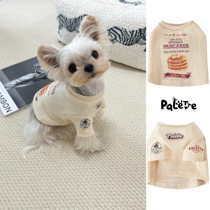 PalettePet® Khaki Muffin Print Pet T-Shirt - KIKOPALS