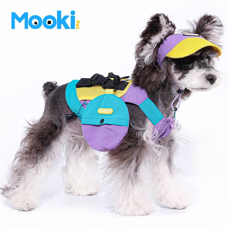 MookiPet® Functional Purple/Green Pet Vest - KIKOPALS