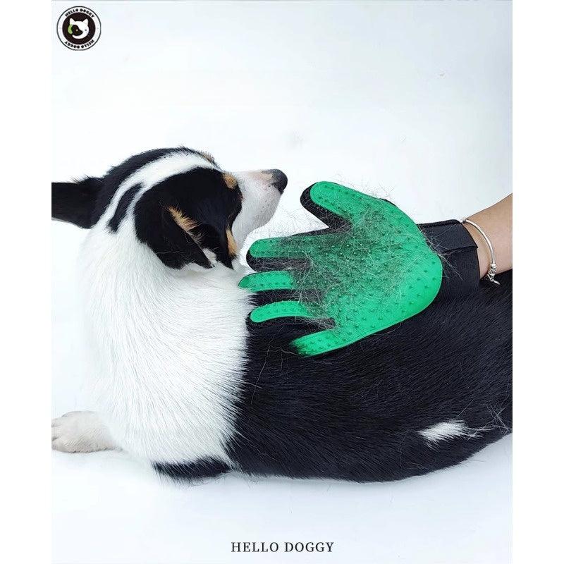 HELLODOGGY® Pet Cleaning Set with Gloves and Brush - KIKOPALS