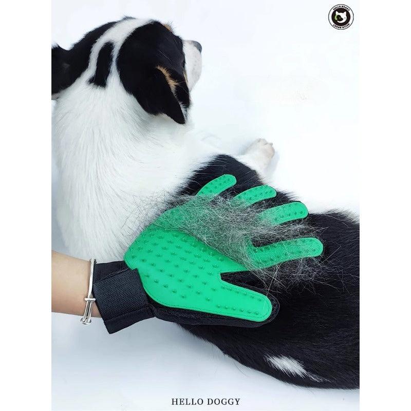 HELLODOGGY® Pet Cleaning Set with Gloves and Brush - KIKOPALS