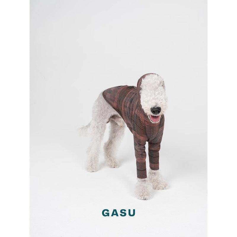 GASU® Pink and Brown Gingham Dog Apparel - KIKOPALS