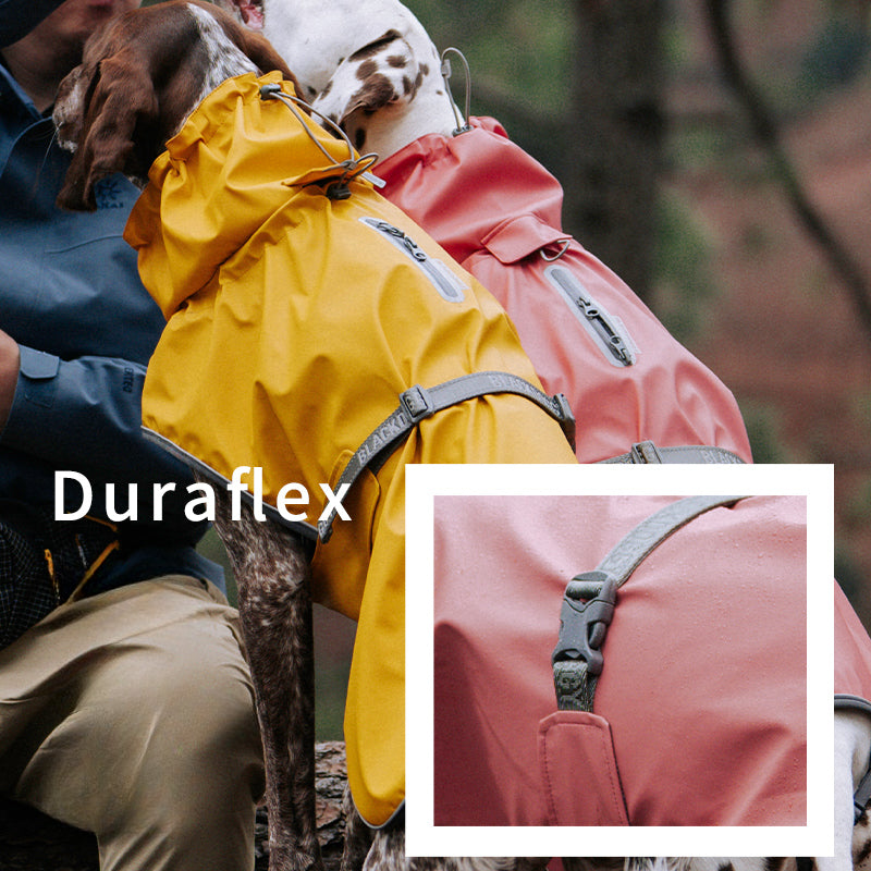 BlackDoggy® Puffer PU Raincoat for Dogs – Waterproof & Windproof