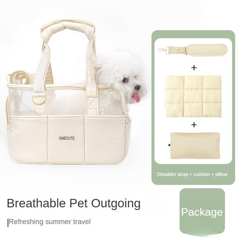 ONECUTE® White Pet Carrier - KIKOPALS