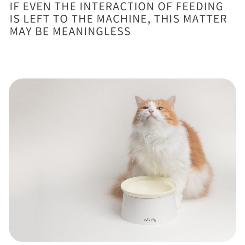 InFluffy® Split Ceramic High Pet Bowl - KIKOPALS