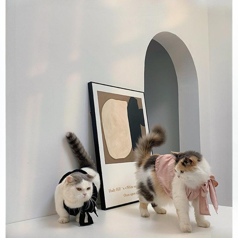 SANSUUK® Bow-Knot Linen & Cotton Pet Sling - KIKOPALS