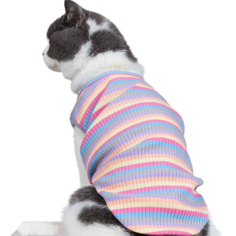 KIKOPALS® Blue & White Pet Sleeveless Top - KIKOPALS