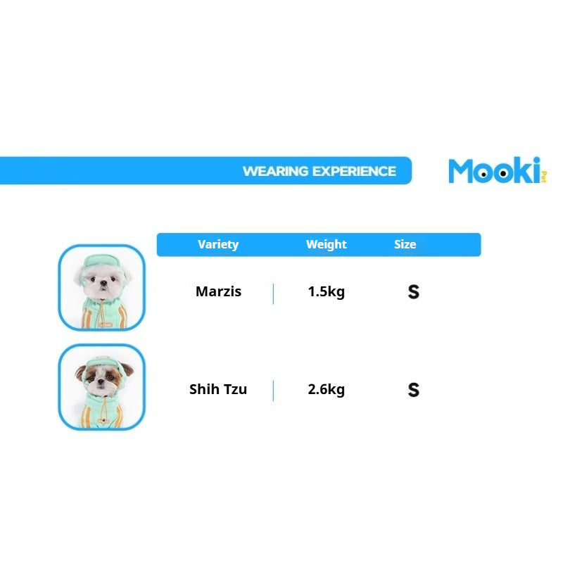 MookiPet® Warm Quilted Hat for Small Dogs