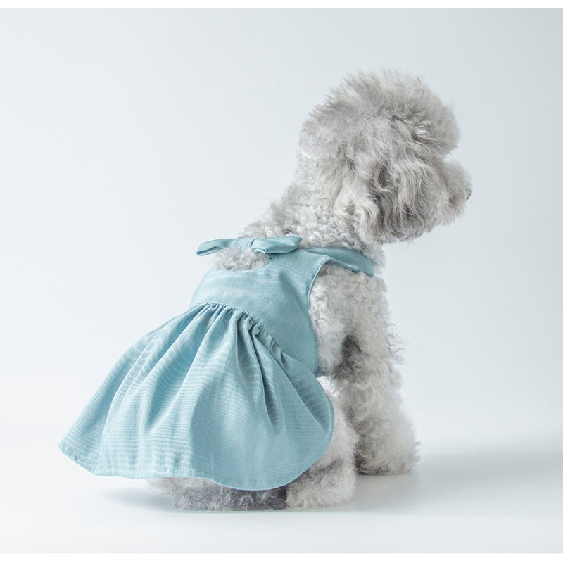 MARSHMALLOW® Cloud Pattern Silk Dress for Dogs