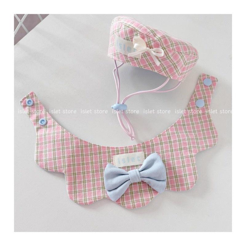 islet store® Cute Pink Pet Bib - KIKOPALS