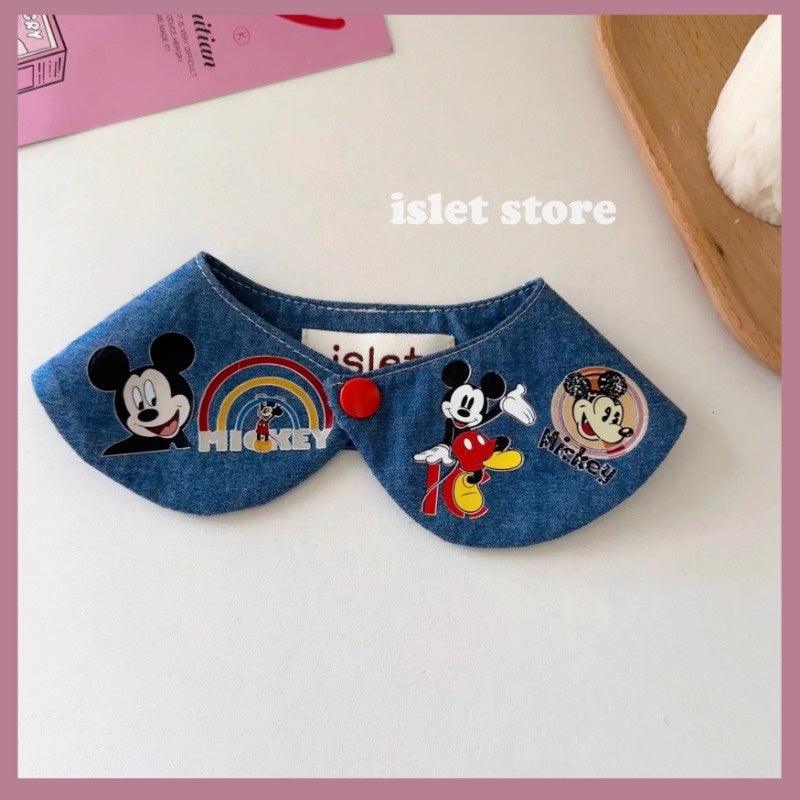 islet store® Mickey Denim Pet Bib - KIKOPALS