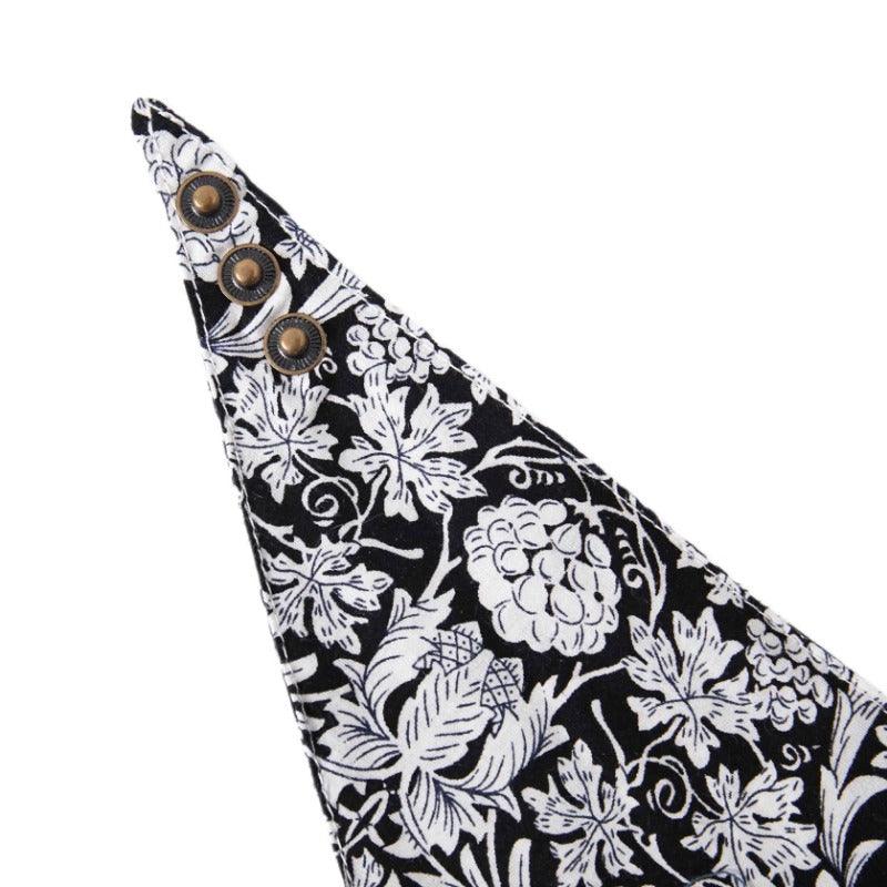 PalettePet® Black Baroque Patch Bandana - KIKOPALS