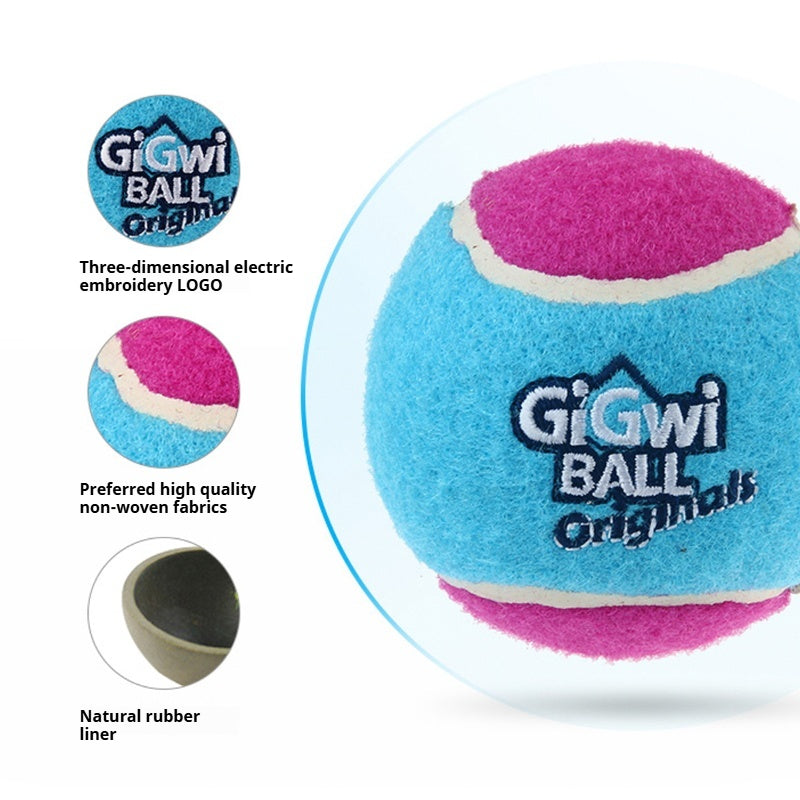 GiGwi® Dog Durable Squeaky Tennis Ball