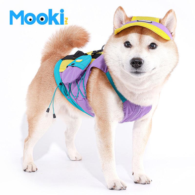 MookiPet® Functional Purple/Green Pet Vest - KIKOPALS