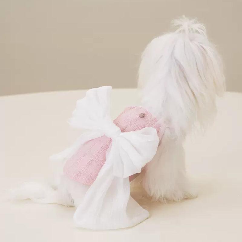 Dottylab® Princess Bow Pet Dress with Gems - KIKOPALS