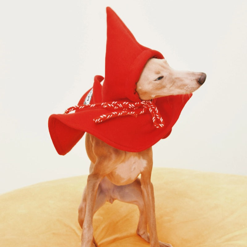 iiNeed® Red Cape Dog Hat for Dogs