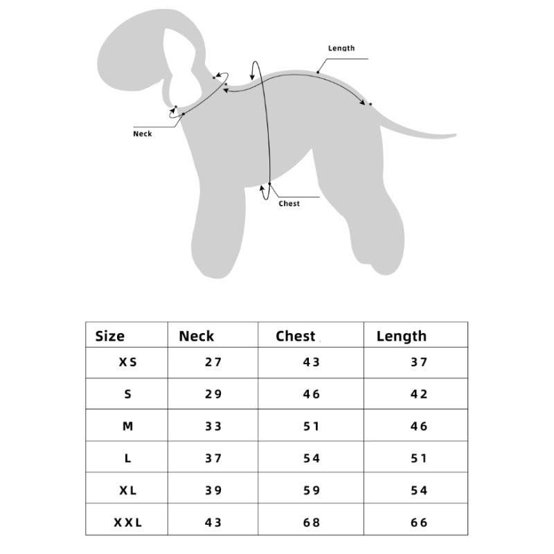 PUFFYCLOUD® Striped Dog Two-Legged Top - KIKOPALS