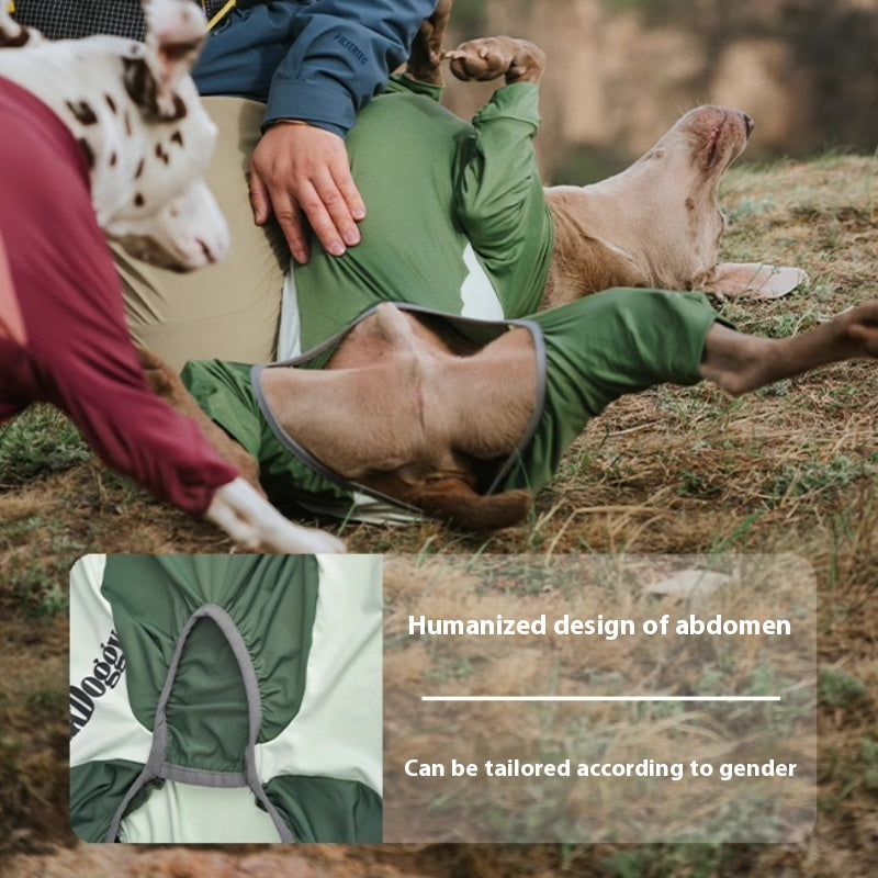 BlackDoggy® Ultra-Thin Cool Sensation Full-Coverage Sun Protection Suit for Dogs