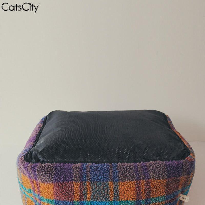 CatsCity® Colorful Lambswool Cat Bed - KIKOPALS