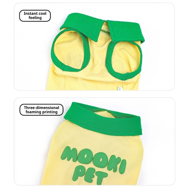 MookiPet® Yellow Lightweight Vest for Small Dogs & Cats