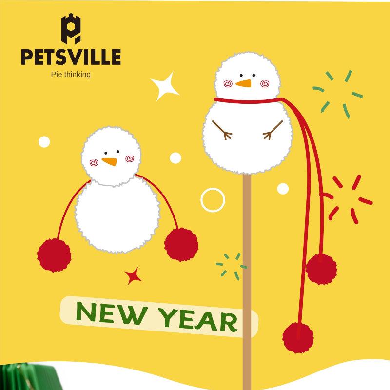 PETSVILLE® Snowball Treasure & Snowball Cat Toy - KIKOPALS