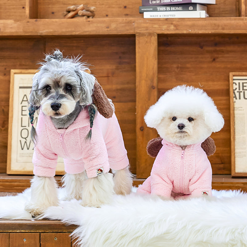 MookiPet® Cozy Pink Pajamas for Dogs & Cats