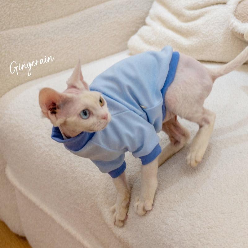 GINGERAIN® Warm Color-blocked Cat T-Shirt - KIKOPALS